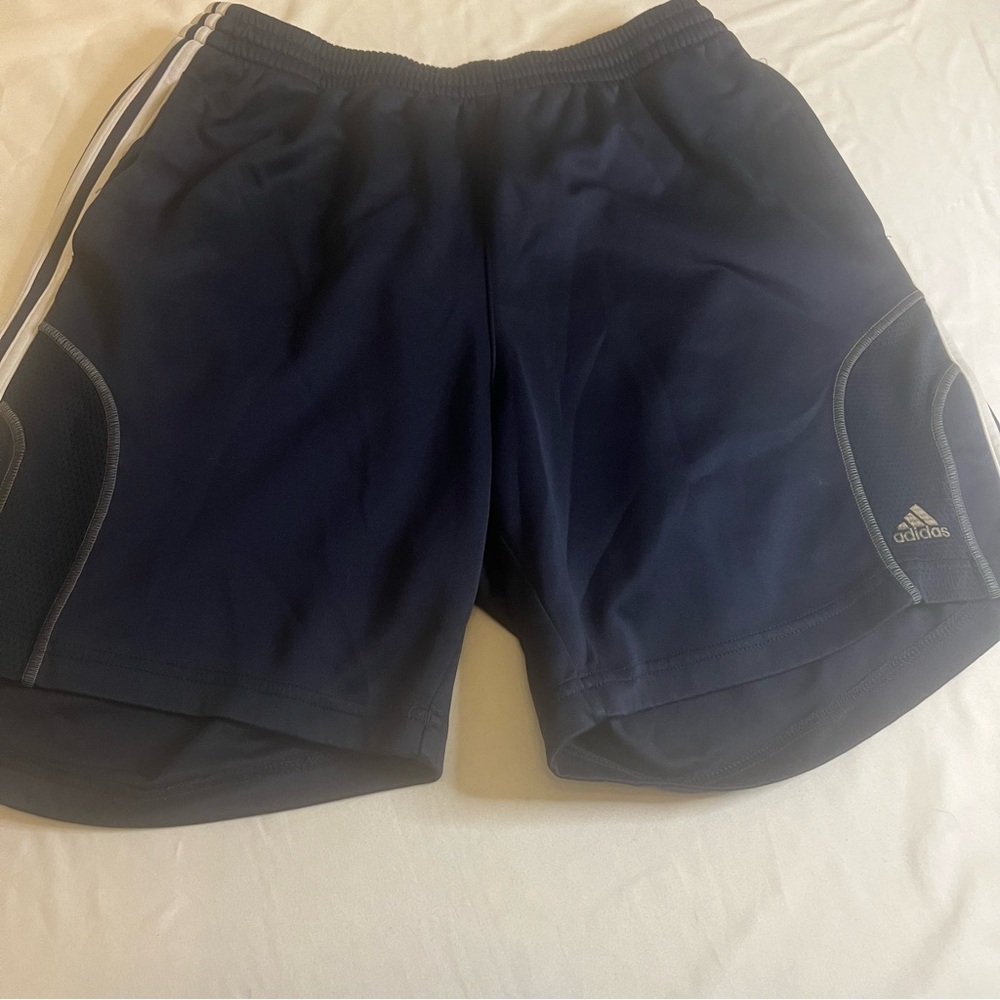 Adidas Men's Dark Blue Athletic Shorts